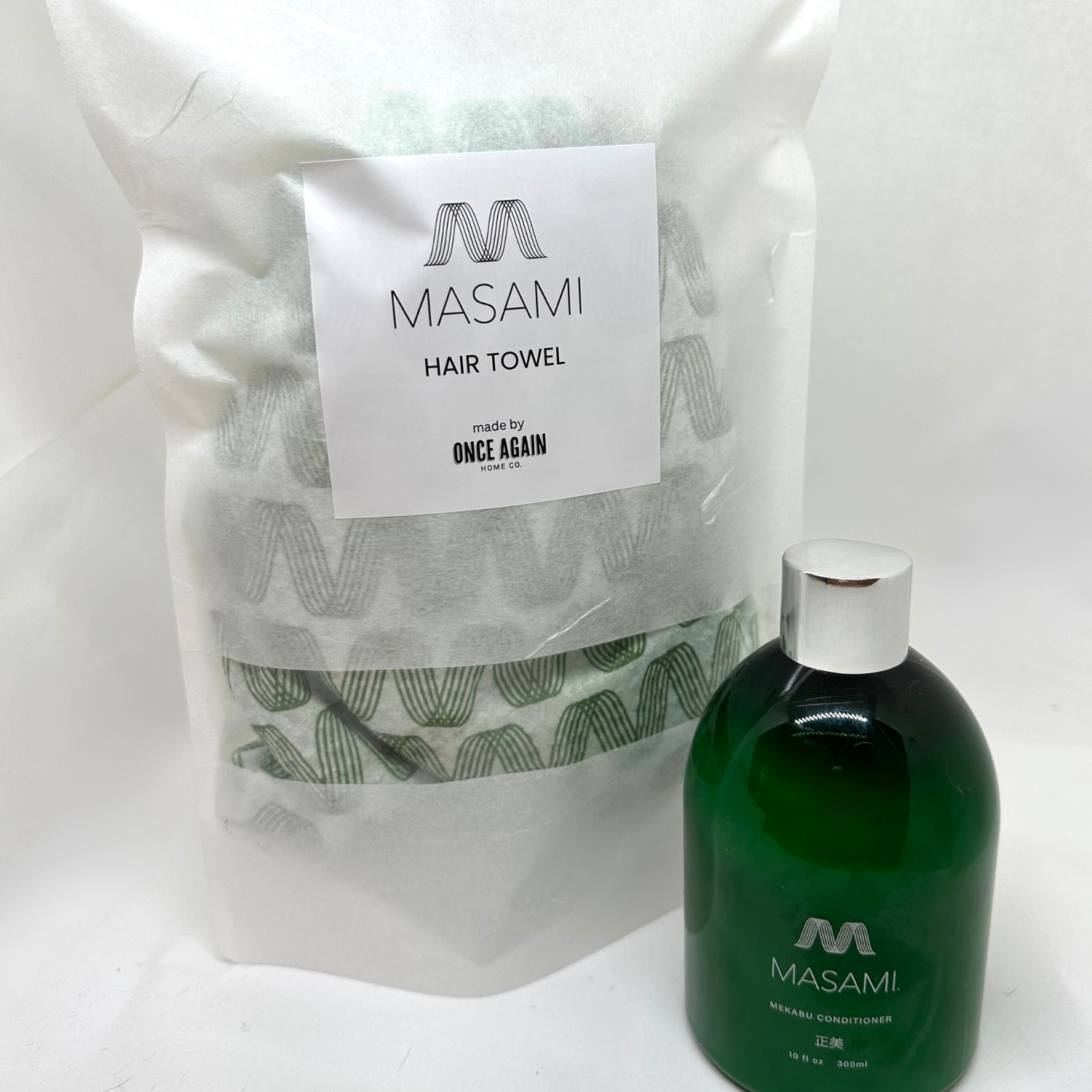 MASAMI Fast Drying Hair Towel & Hydrating Conditioner