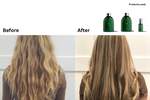 Long Hair Before and After
